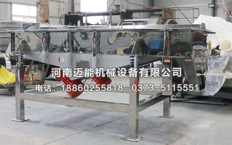 直線篩篩分漿液物料跑漿怎么處理？